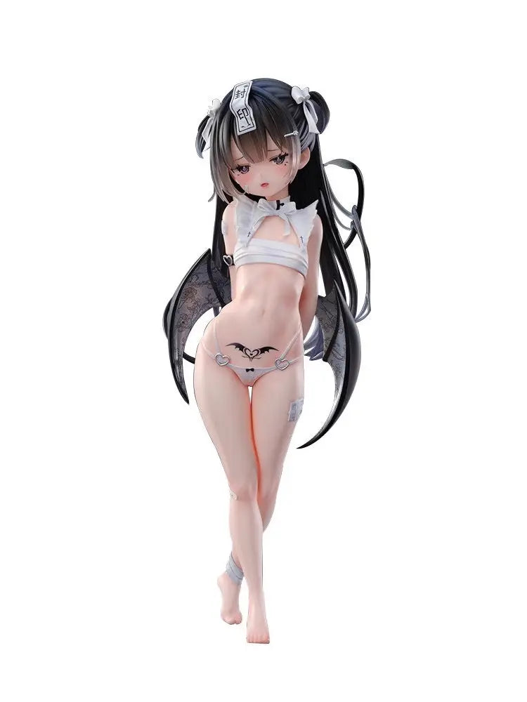 28Cm Practice Nurse Little Devil Lily Anime Figure Desktop Model Decorations Gifts Cute Anime Girl Box Model Collectible Figures