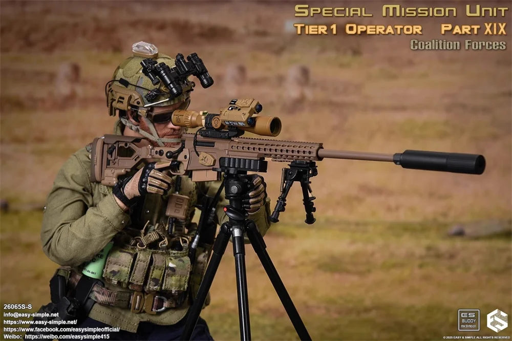 Limited Version 1/6 EASY&SIMPLE ES 26065SS US. Special Mission Unit Operation Full Set Movable Action Figure Full Set Toys Model
