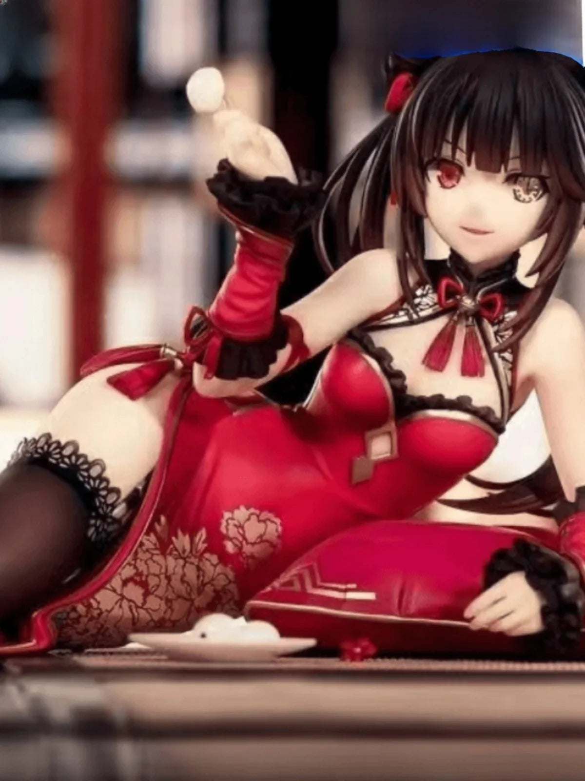 Rin Tohsaka Anime Figure Qipao Ver Desktop Cuter Case Decoration Model Gift Cute Anime Girl Model Collectible Static Figure