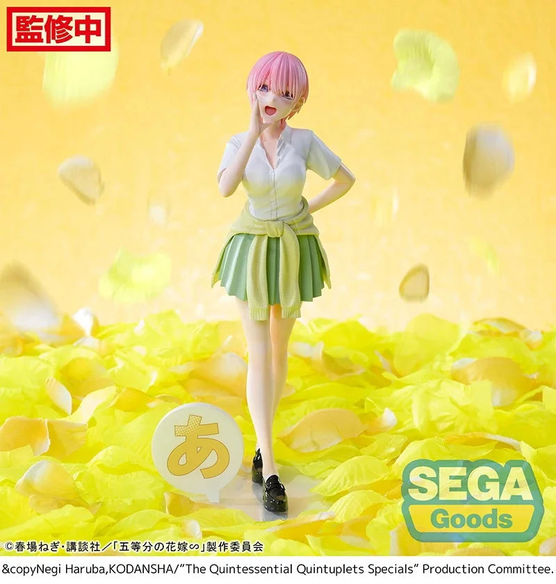 SEGA Luminasta The Quintessential Quintuplets Nakano Ichika Nino Miku Yotsuba Itsuki PVC 20CM Anime Action Figures Model Toy