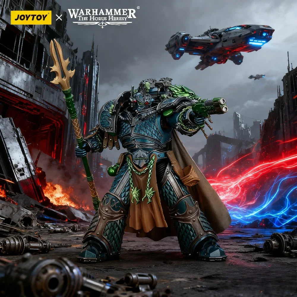 [IN STOCK]JOYTOY Warhammer 40K 1/18 Action Figure Alpha Legion Alpharius  Primarch of the XXth Legion Anime figures Model Toys