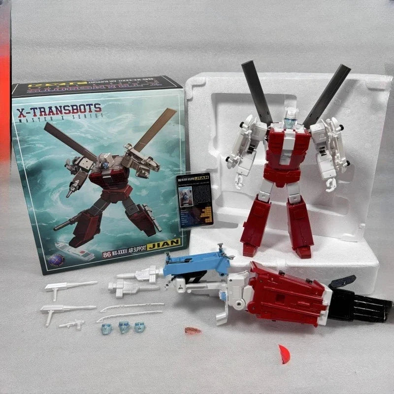 In Stock X-TRANSBOTS X-corporation MX-32 Helicopter Blade Patronus Movable Model Action Figure Collection Gift