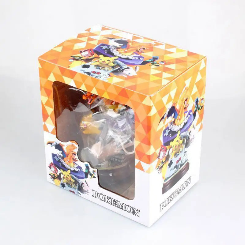 20cm Large Pokemon Collectible Figure Pikachu Charizard Mewtwo, Anime Display Model for Home Decoration Gift