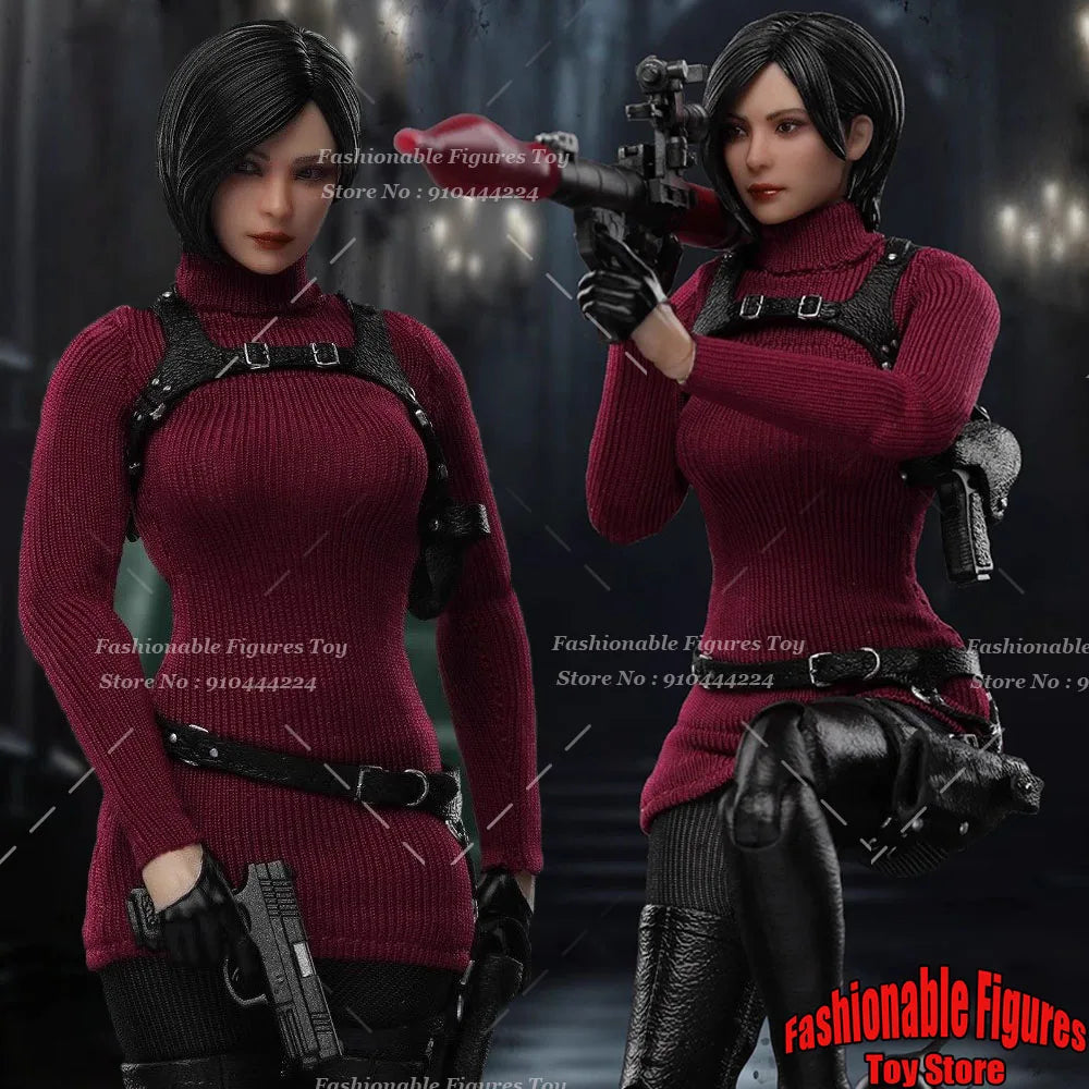 BROTOYS LR011 1/12 Frauen Soldatin Klassische Kampfpuppe Ada Wong Killer Komplettset 6 Zoll Actionfigur Sammlerstück Geschenkspielzeug