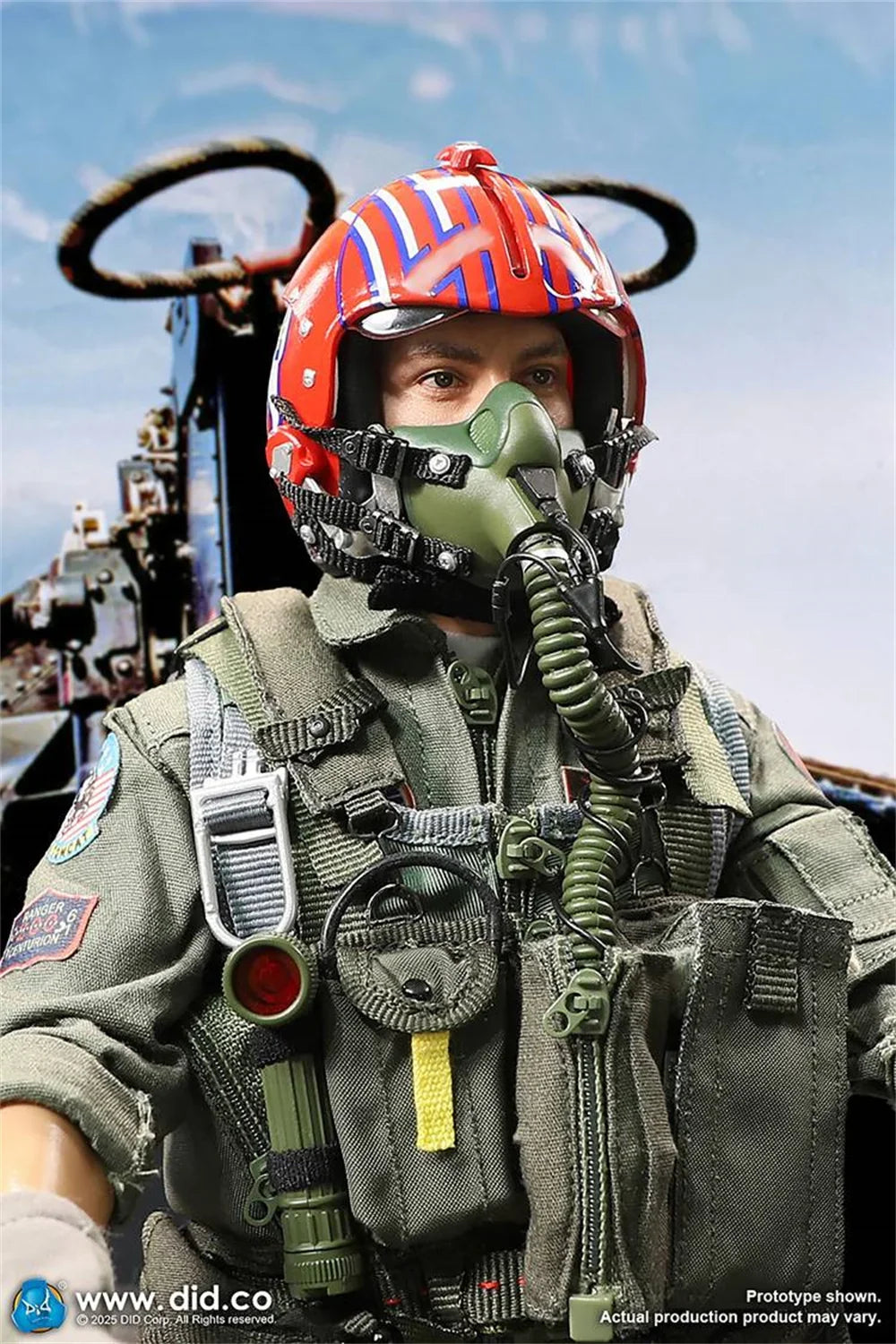 In Stock DID MA80182 1/6 Scale American F14 Pilot Male Soldier Nick Full Set For 12inchs Action Figure Collectible Model Toys