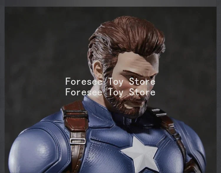 54cm Captain America Figure The Avengers Anime Surroundings Figures Collection Desktop Ornament Decorations Best Gifts for Boys