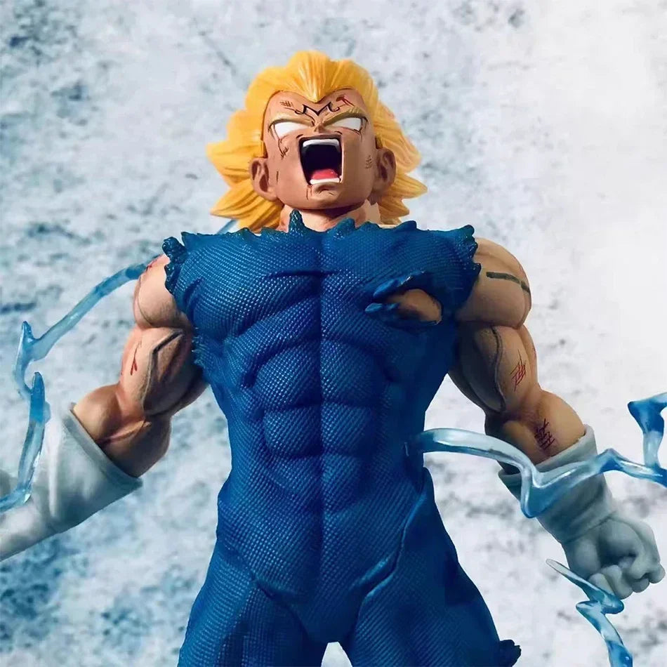 @@HOT 28cm Dragon Ball Z GK Figure MAXIMATIC The Vegeta Super Saiyan Son Majin Vegeta Self-Destuct Vegeta Figure Toys Model Gift