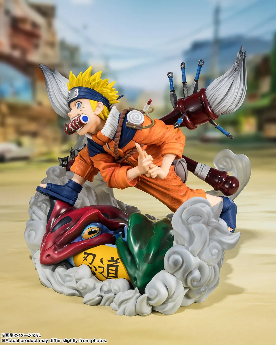 Genuine BANDAI Figuarts ZERO NARUTO 72 Series Uzumaki Naruto Figure Anime Model Toy