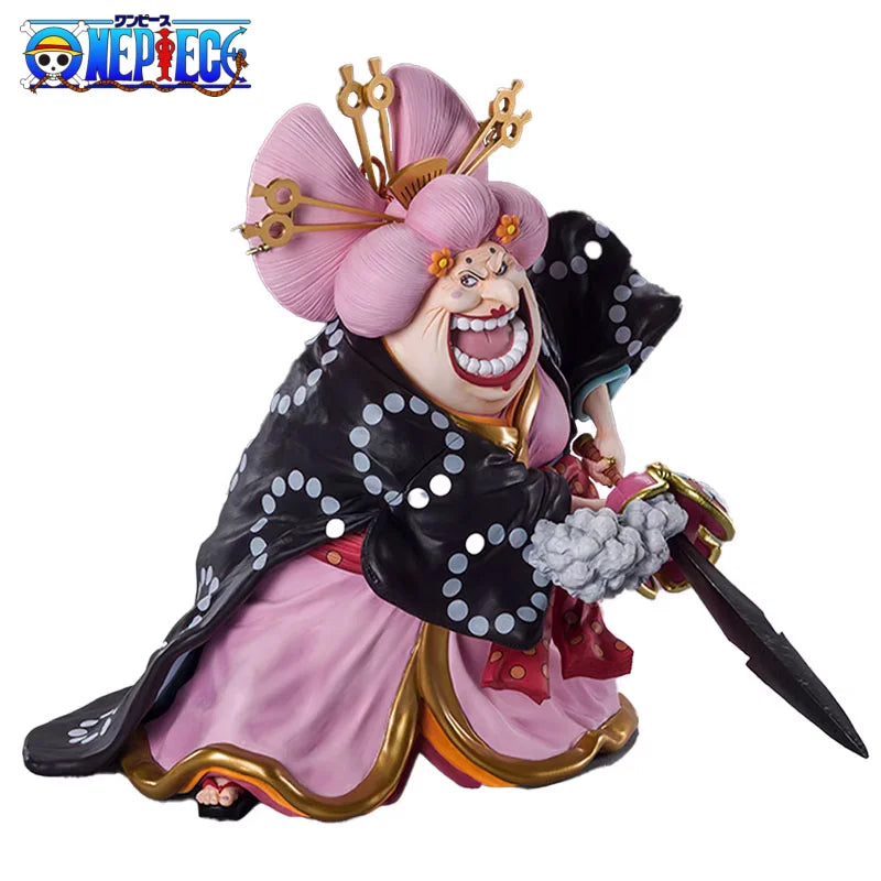 Genuine One Piece Anime Figue Figuarts Zero Charlotte Linlin Big Mom Model Dolls Pvc Action Figure Decorative Collectible Toy Gi