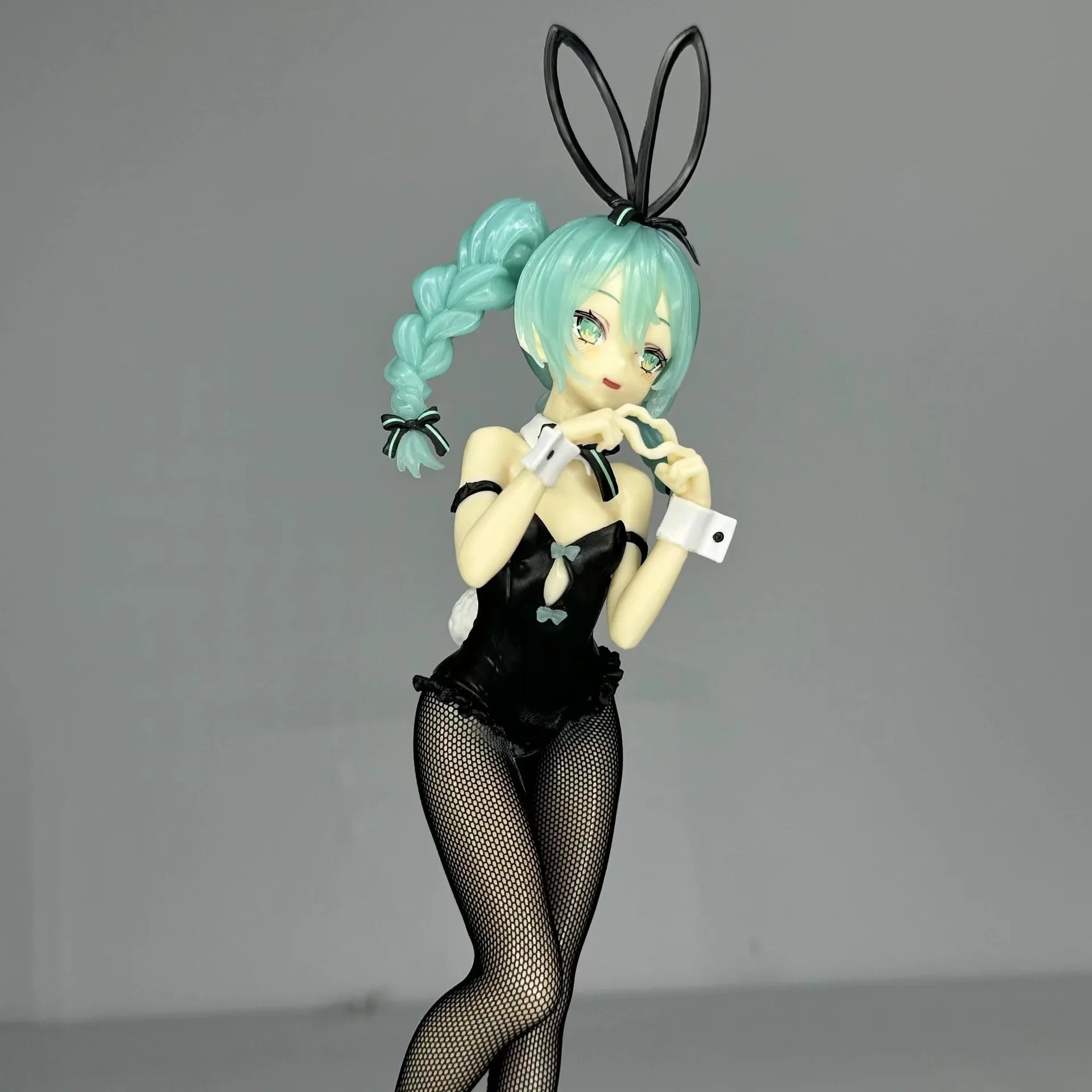 28cm Bunny Girl Miku Action Figure Anime Bicute Bunnies Women'S Solid Figures Collection Ornament Gifts Desktop Decorate Toys