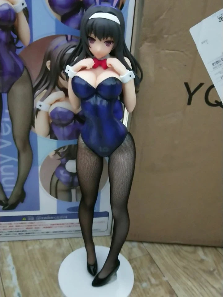 Anime Saekano: How To Raise A Boring Girlfriend Figure 42cm Kasumigaoka Utaha Bunny Girl Models Doll Collect Desktop Statue Toys