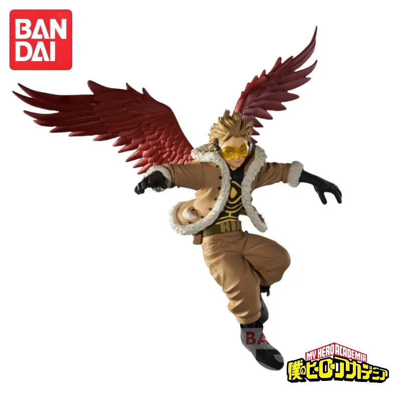 In Stock Original Bandai Banpresto My Hero Academia Hawks The Amazing Heroes Vol.24 Anime Action Figures Model Toy Ornament Gift