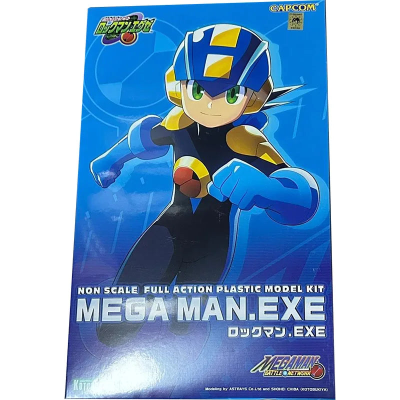 Kotobukiya Rockman Model Kit Mega Man EXE Anime Figure Building Kit Collectibles Model Action Figures Toys For Boys Gift