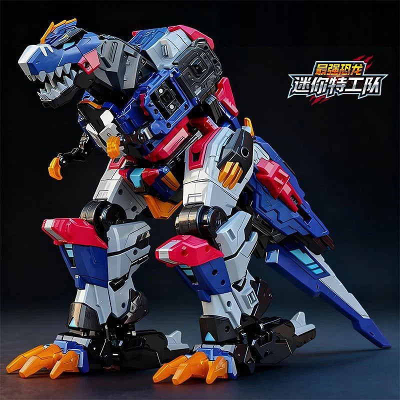 MiniForce Dinoid Warrior Transformation Robot Dinosaur Model REX KAISER Mini Force Deformation Headbot Giganoto Dino Toys