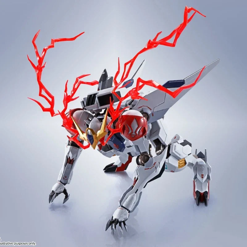 BANDAI Original MR Series ASW-G-08 Gundam Barbatos Lupus Anime Action Figure Assembly Desktop Ornament Toys Collectible Model