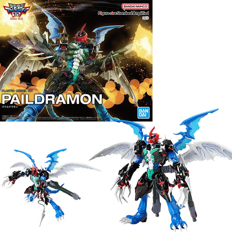Bandai Genuine FRS Digimon Adventure Metal Garurumon War Greymon Omegamon X-Antibody Anime Action Figure Assembly Model Toy Gift