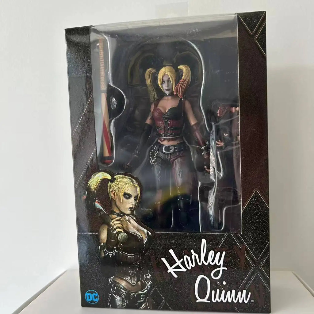 Anime Movie Suicide Squad Harley Quinn Joint mobility Action Figure PVC Model Statue doll Toy Desk Decor Collection Gifts boxed