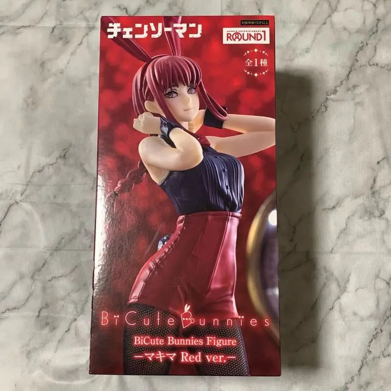 In Stock FuRyu Chainsaw Man BiCute Bunnies Figure -Makima Red Color Ver.- PVC 30CM Anime Action Figures Model Collection toy