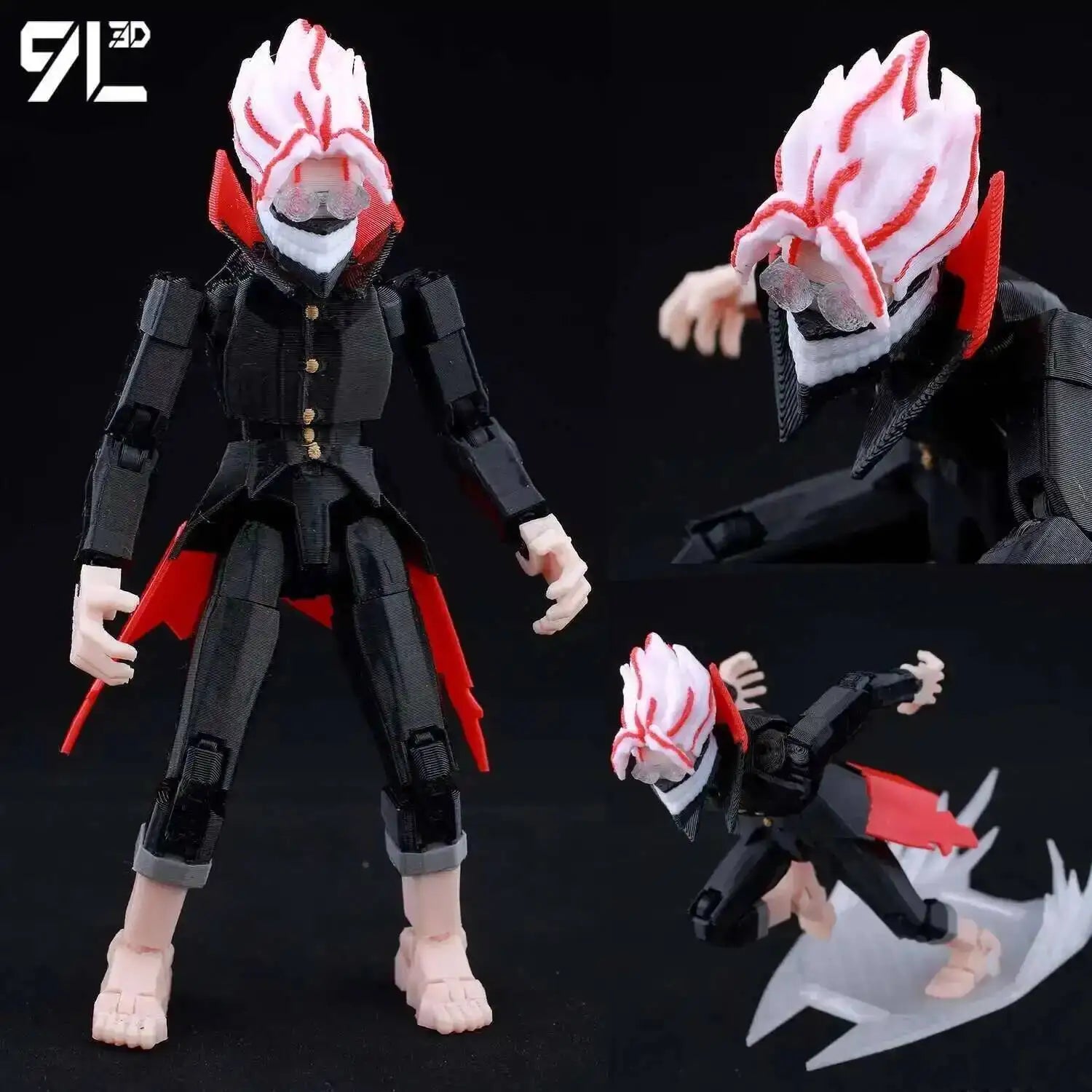 9L3D Dandadan Heroes AyaseMomo Dantalian LUCKY13 Titan13 Multi-Jointed T13 Dummy13 Anime Action Figure Collectible Toys Gifts