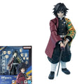 BANDAI Original in Stock Demon Slayer Giyu Tomioka SHF Anime Cartoon Garage Kit Anime Action Figures Model Collectio Toy