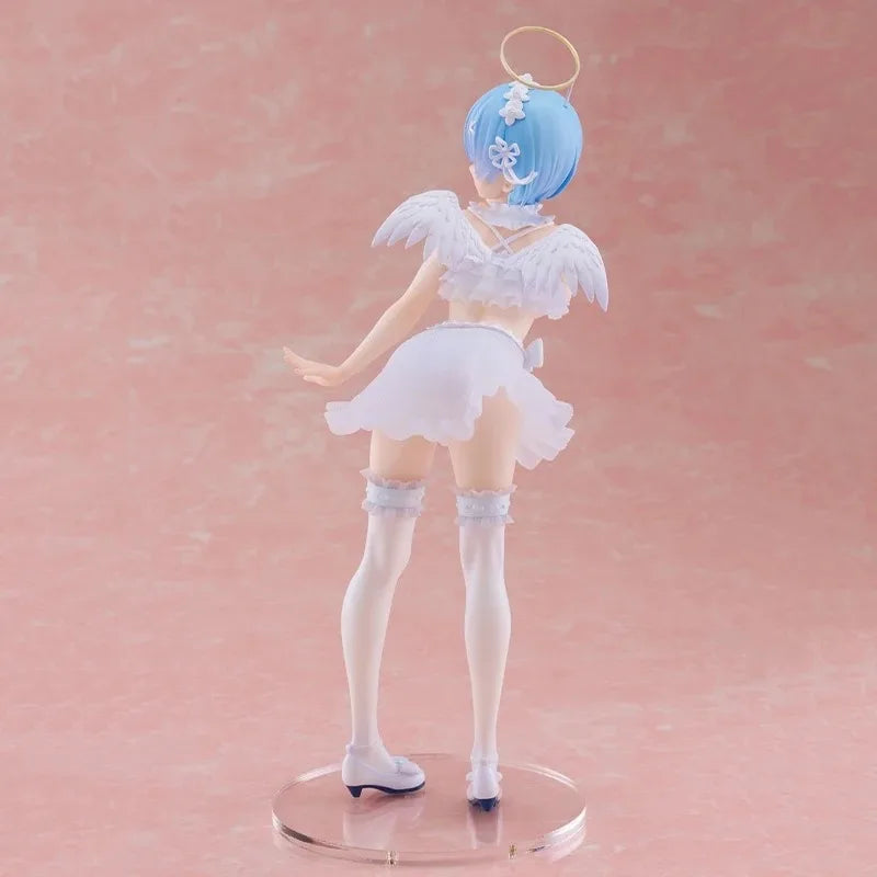 In Stock Taito Precious Figure Rem Pretty Tenshi Ver. Re:life in A Different World From Zero 23Cm Doll Anime Model Toys