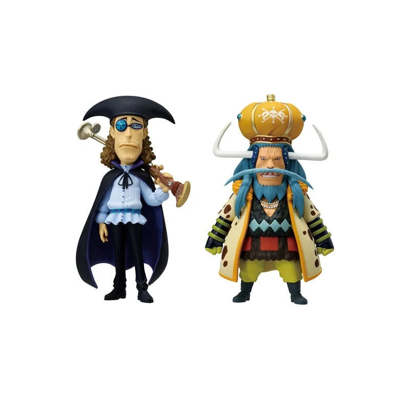 BANDAI Original One Piece WCF PREMIUM Blackbeard Pirates Kuzan Marshall D Teach Catarina Devon Anime Action Figures Toys Gift