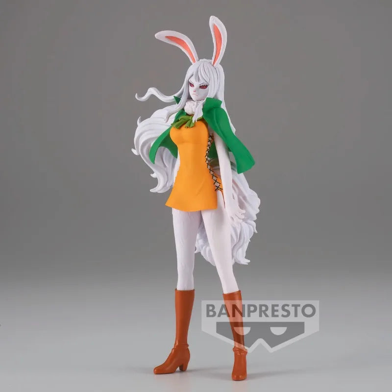 In Stock Bandai BANPRESTO One Piece DXF The Grandline Lady Wano Country Carrot Wanda Anime Action Figure Toy Model Collection