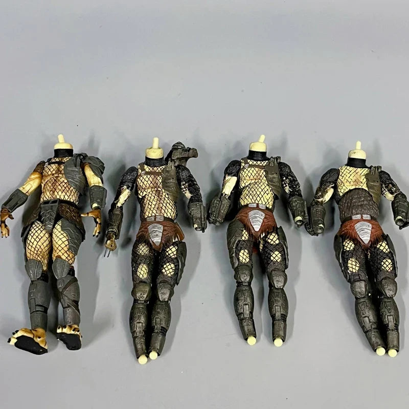 NECA Alien Vs Predator 7 Inch Action Figure  Body Model DIY Assembly Fighting Dog Toy Collectible Statue PVC Material