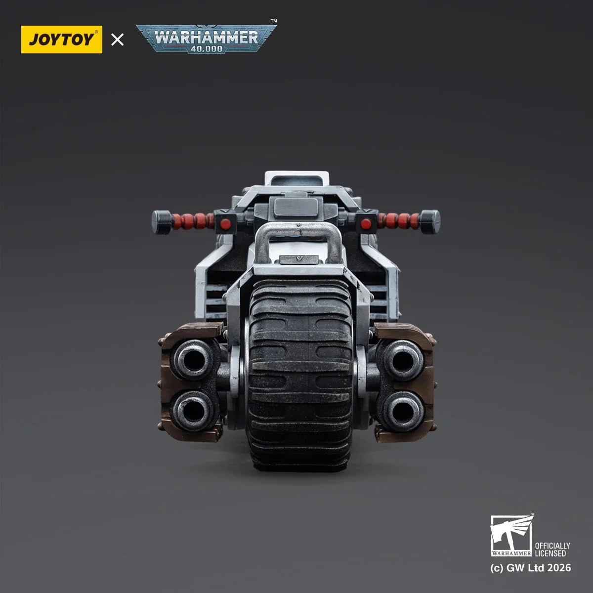 【Pre Sale】Original JOYTOY 1/18 Action Figure Warhammer 40000 White Scars Raider-pattern Combat Bike Model Toy Collection