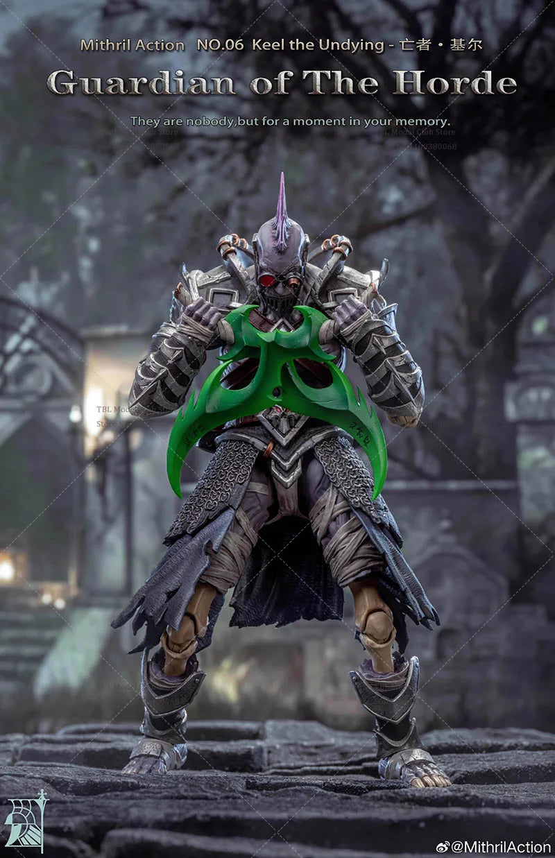 Grey Knight 1/10 Scale Collectible Mithril Action NO.06 Keel the Undying Guardian of The Horde Anime Action Figure Model Toys