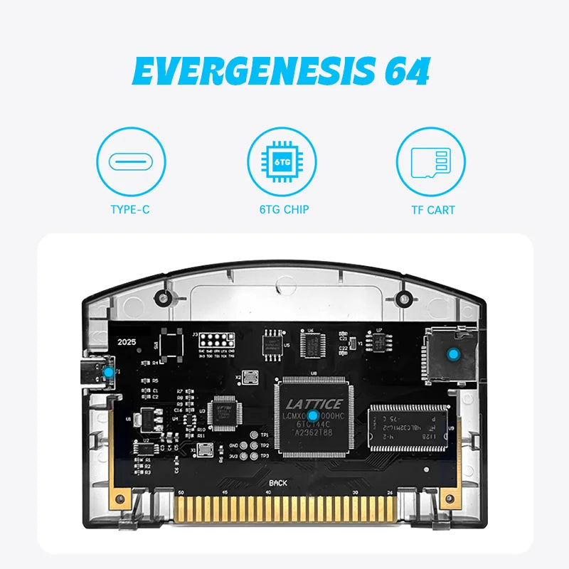 SC64 Open Source Game Card 5000 in 1 N64 Game Cartridge For Nintendo 64 Game Card free TF Card Compatibility Support 64DD Game
