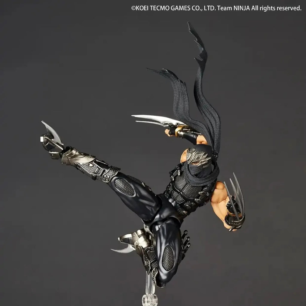 Kaiyodo Revoltech 1/12 Amazing Yamaguchi Ryu Hayabusa Ninja Gaiden Anime Action Figure Collection Ko Model Toys Doll Ornament