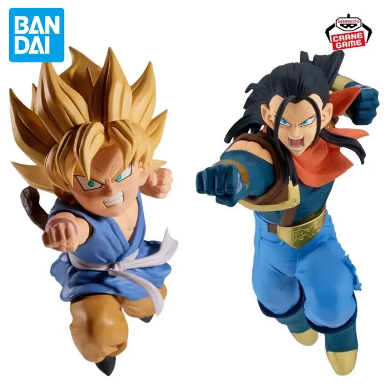 Bandai Original Banpresto Dragon Ball Son Goku Super 17 New and Unopened 16Cm Anime Figurine Genuine Collections Model Toy Gift