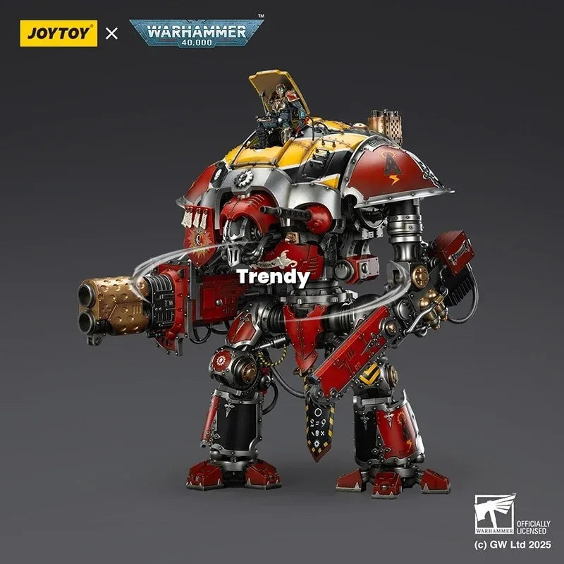 【Pre-sell】JOYTOY Hammer 40K Action Figure Scale 1/18th Imperial Knight Raven Family Ranger Knight Statue Model.