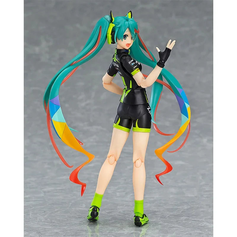 100% Original Figma 365 Racing Miku 2016 TeamUKYO Support ver. In Stock Anime Action Collection Figures Model Toys