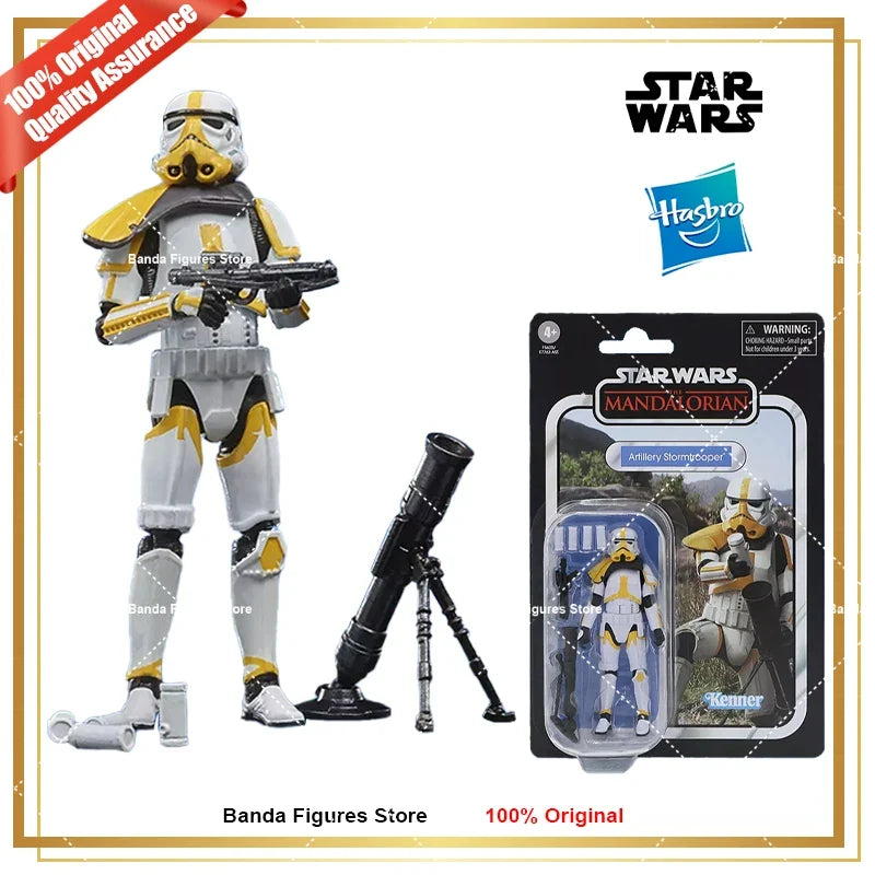 Original Hasbro Star Wars The Vintage Collection Artillery Stormtrooper The Mandalorian In Stock Anime Action Collection Figures