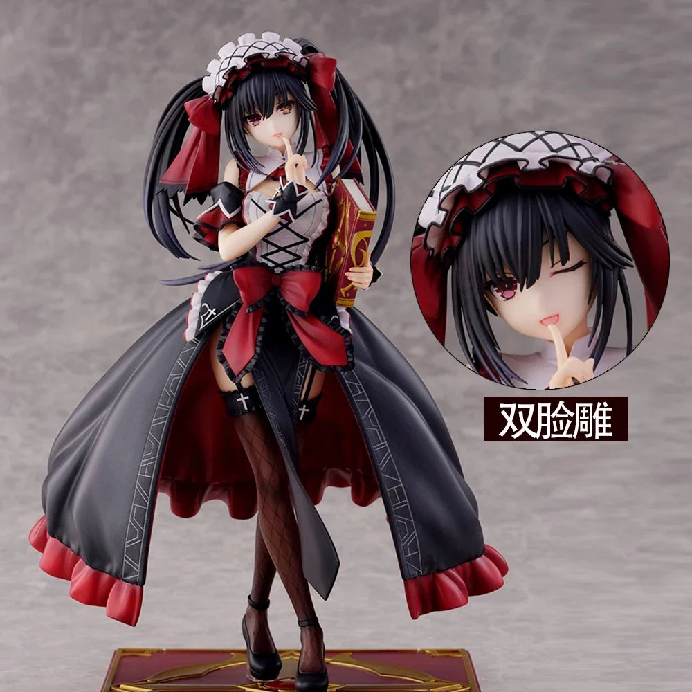Date A Live Kurumi Tokisaki 'Nibelcole' Anime Figure - Gothic Lolita Spirit Collector Statue Desktop Display Gift