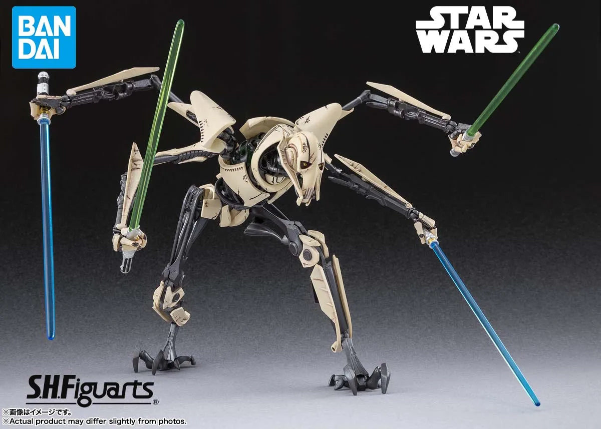 Bandai  S.H.Figuarts General Grievous (STAR WARS 3: Revenge of the Sith) Figures Anime Model Genuine Boxed Toy Gift
