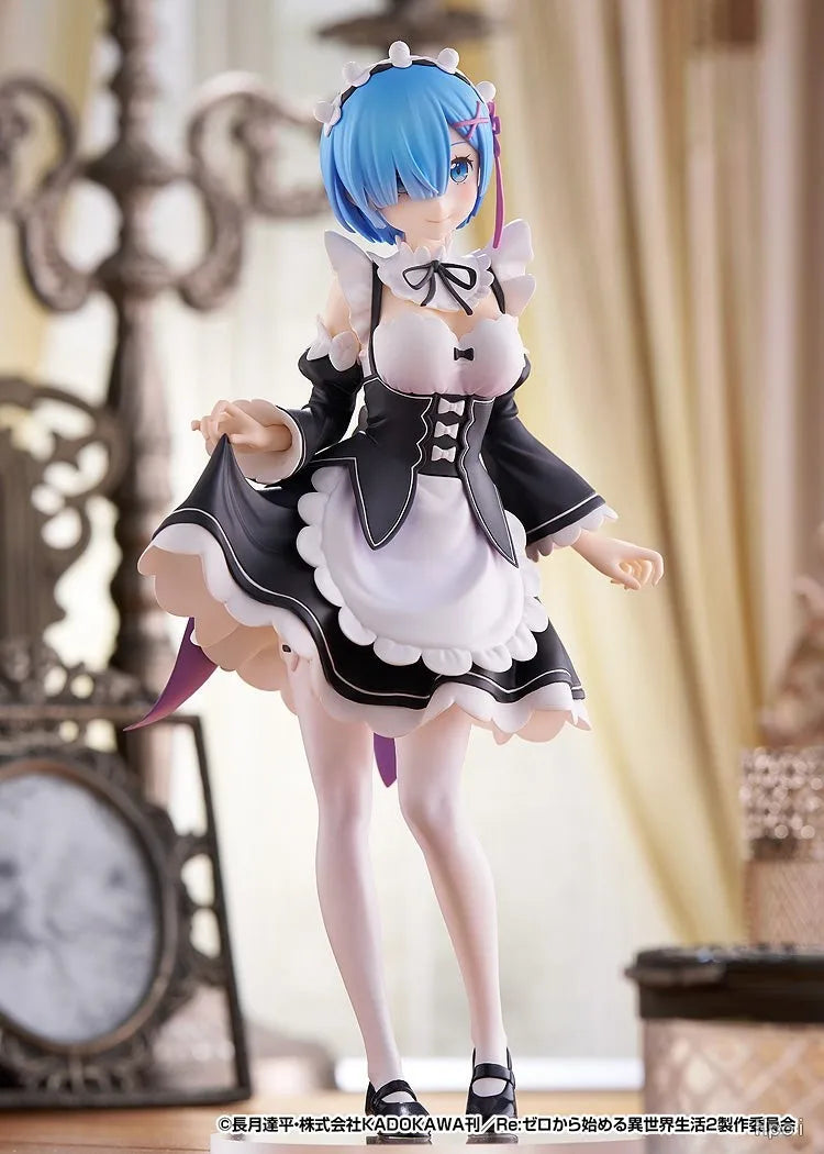 In Stock Original GSC POP UP PARADE Re: ZERO - Starting Life in Another World - REM Figures Anime Models Toys Gifts