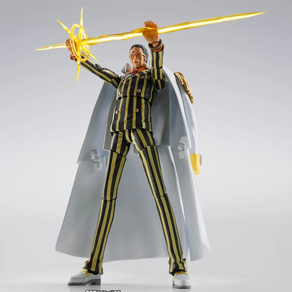100% Original Bandai Spirits S.H.Figuarts One Piece Kizaru Future Island Egghead Action Figure Collection Series Anime Figure