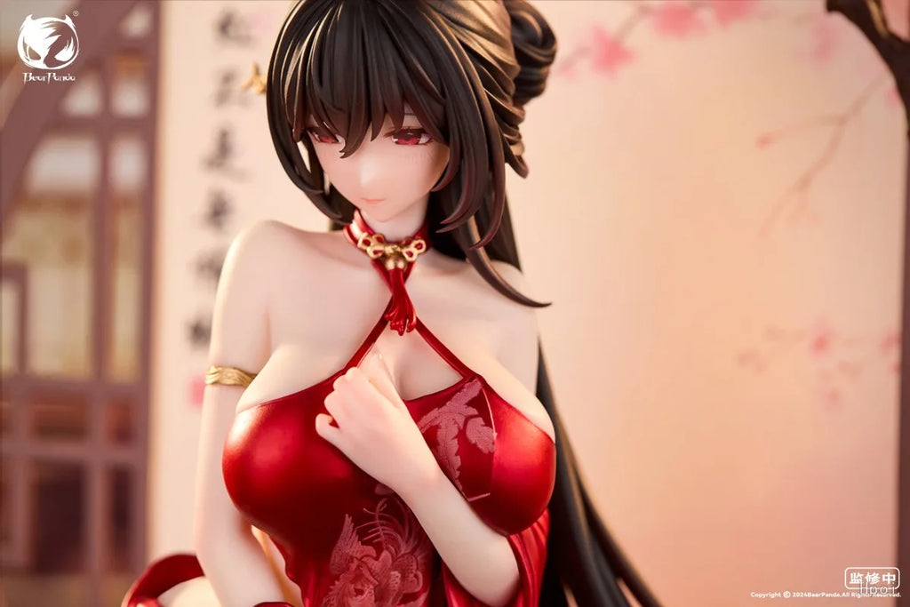 '-In Stock Original BearPanda Chinese Style Series 1/6 Anniversary Model: Luohong  Anime Model Figure Collection Gift