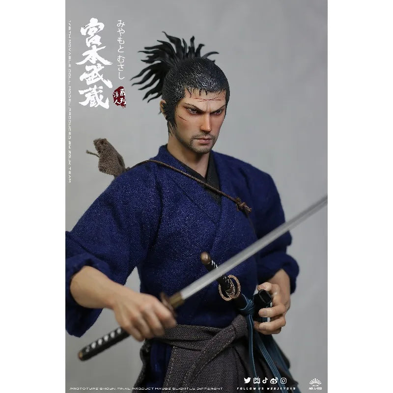 【 in Stock 】 ZGYKTOYS Original 1/6 L-001 Ronin Series Miyamoto Musashi 12 Inch Soldier Mobile Doll Model Toy Gift Collection
