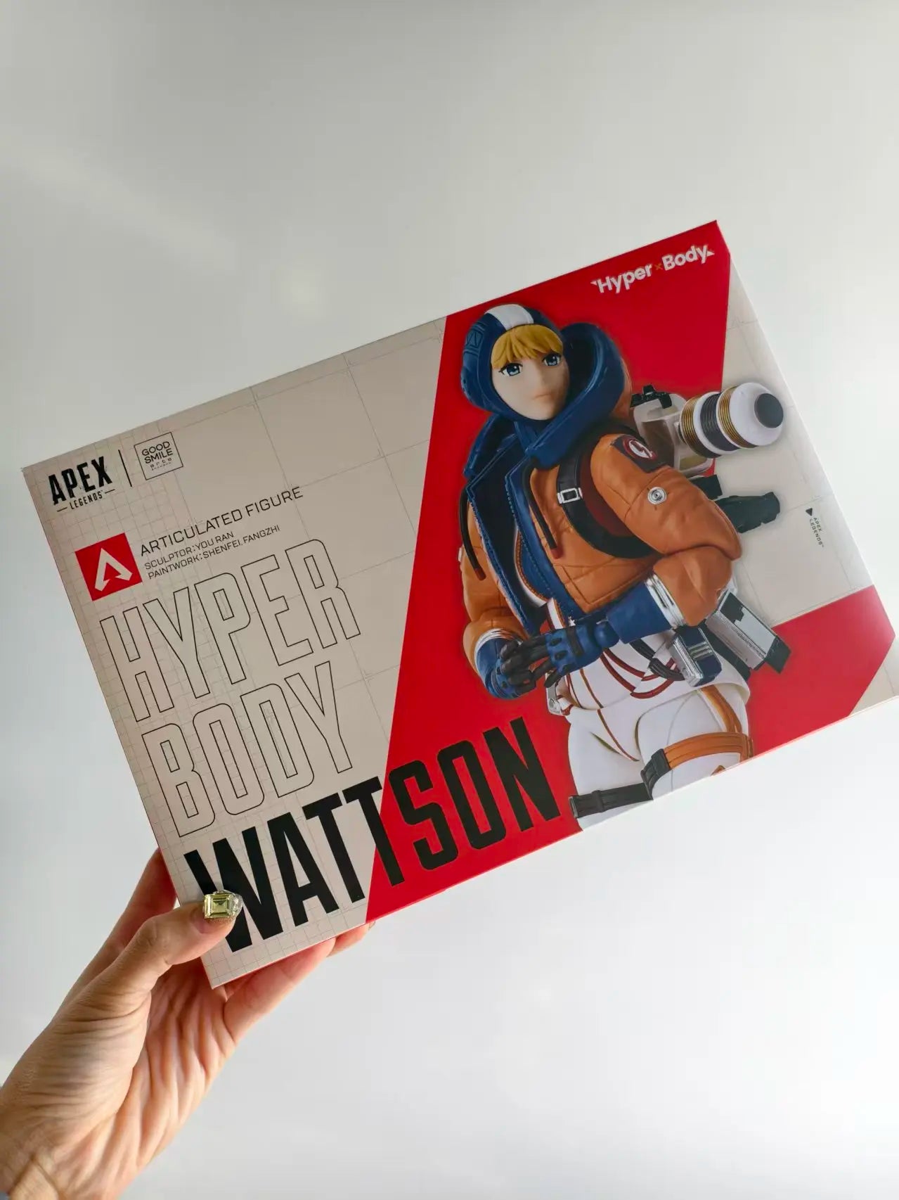 '-In Stock Original GSC Hyper Body Apex Legends Hyper Body Wattson 15cm Animation Action Figure Model New Product