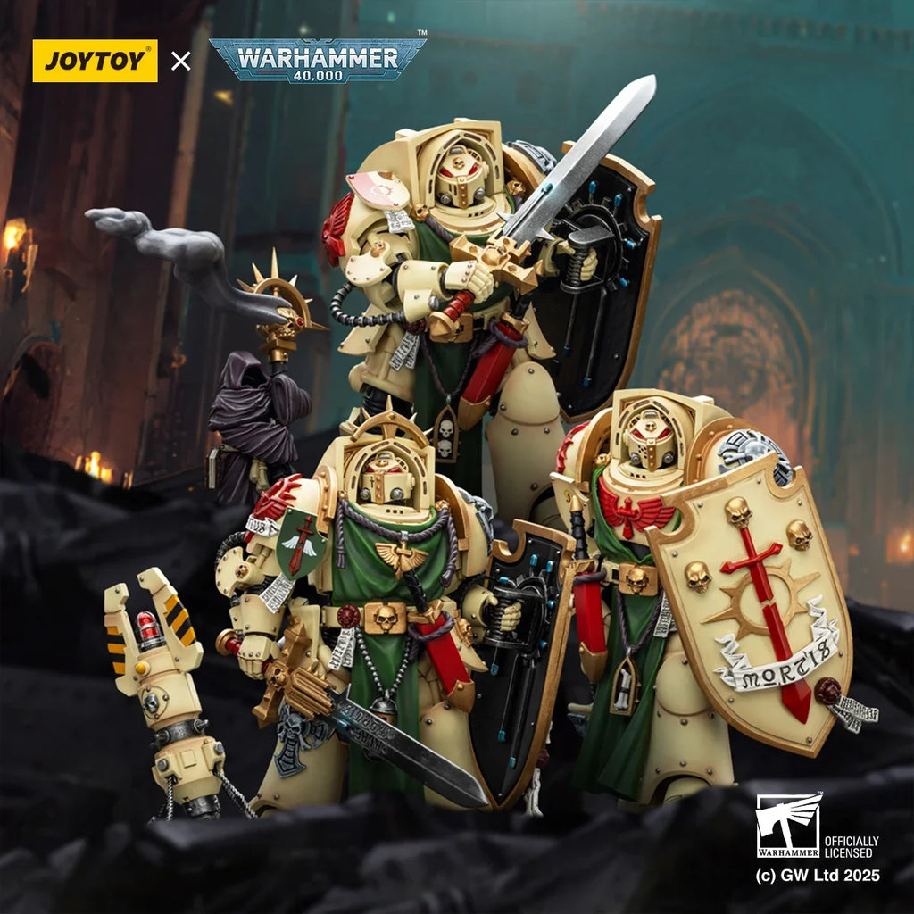 JOYTOY 1/18 Action Figure Warhammer40K Dark Angels Deathwing Knight 1 2 3 figure toys