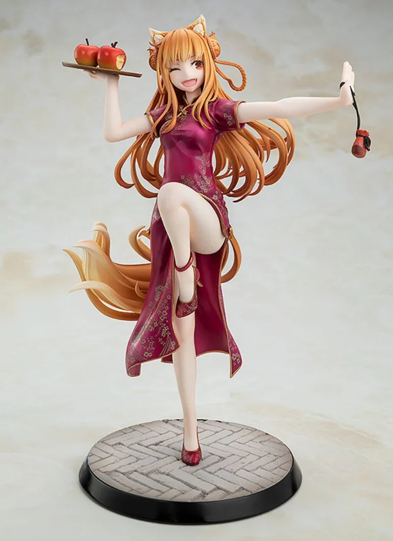 KADOKAWA Original:Spice and Wolf Holo chi-pao VER.22.7cm PVC Action Figure Anime Figure Model Toys Figure Collection Doll Gift