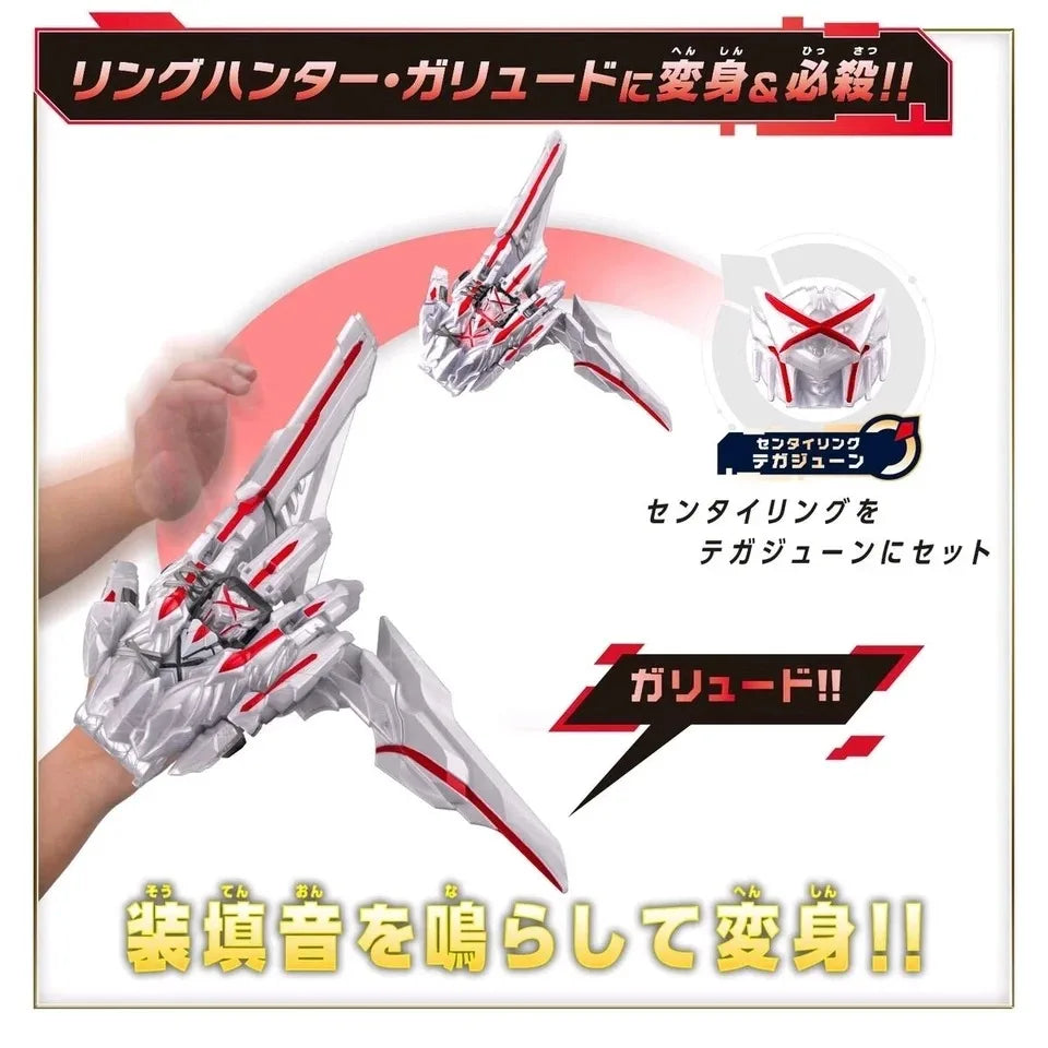 In Stock Bandai  No.1 Sentai Gozyugerring Hunter Hand Oath Gun Transformation Tool Anime Figure Toys Decoration Collectible