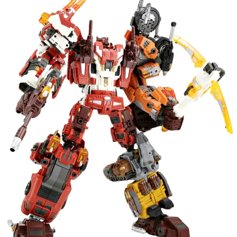 Transformation WarBotron Computron 5 In 1 Action Figure Classic WB Computron Boy Fit Combination Deformation Toy