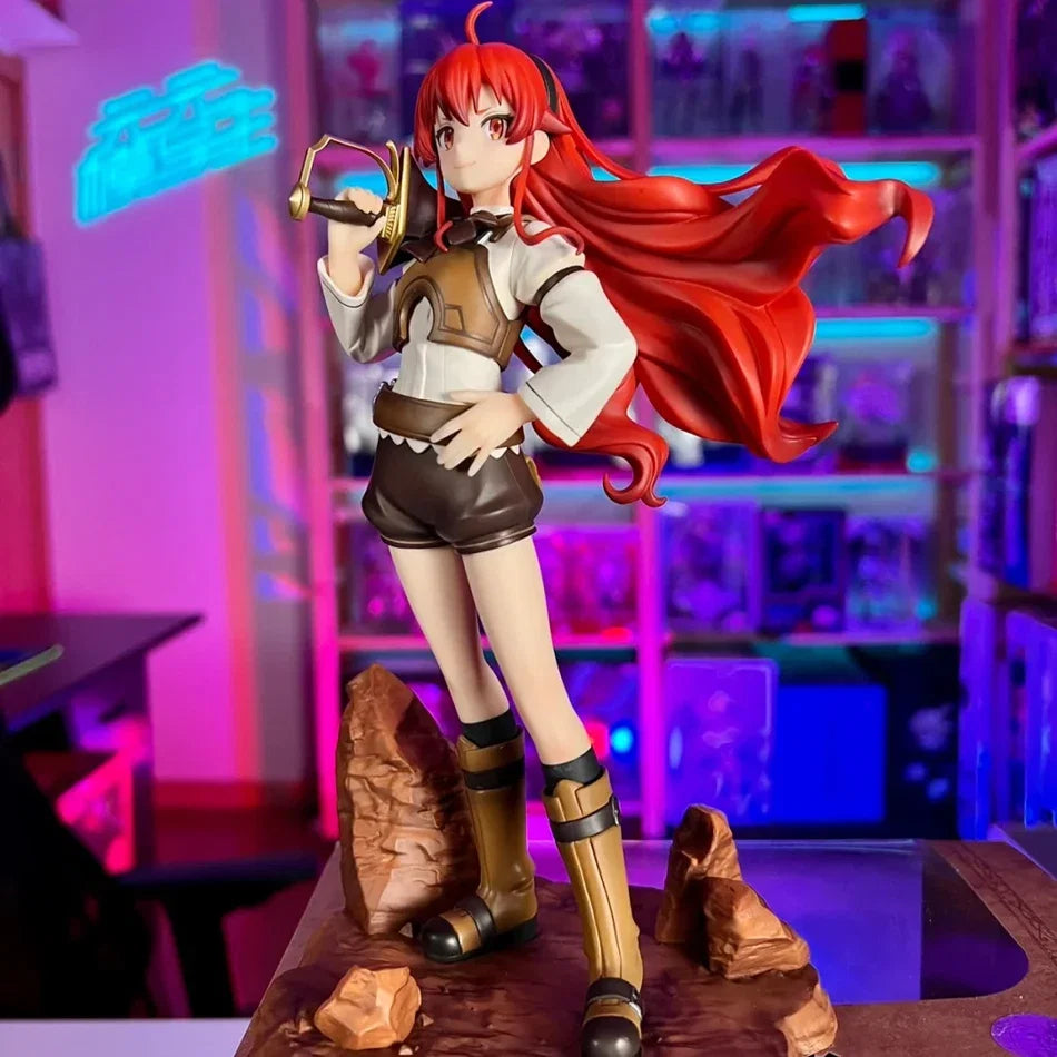 22CM Anime Eris Boreas Figure Toy Mushoku Tensei Action Figures Eris Greyrat Figure Model PVC Collectible Statue Decoration Doll
