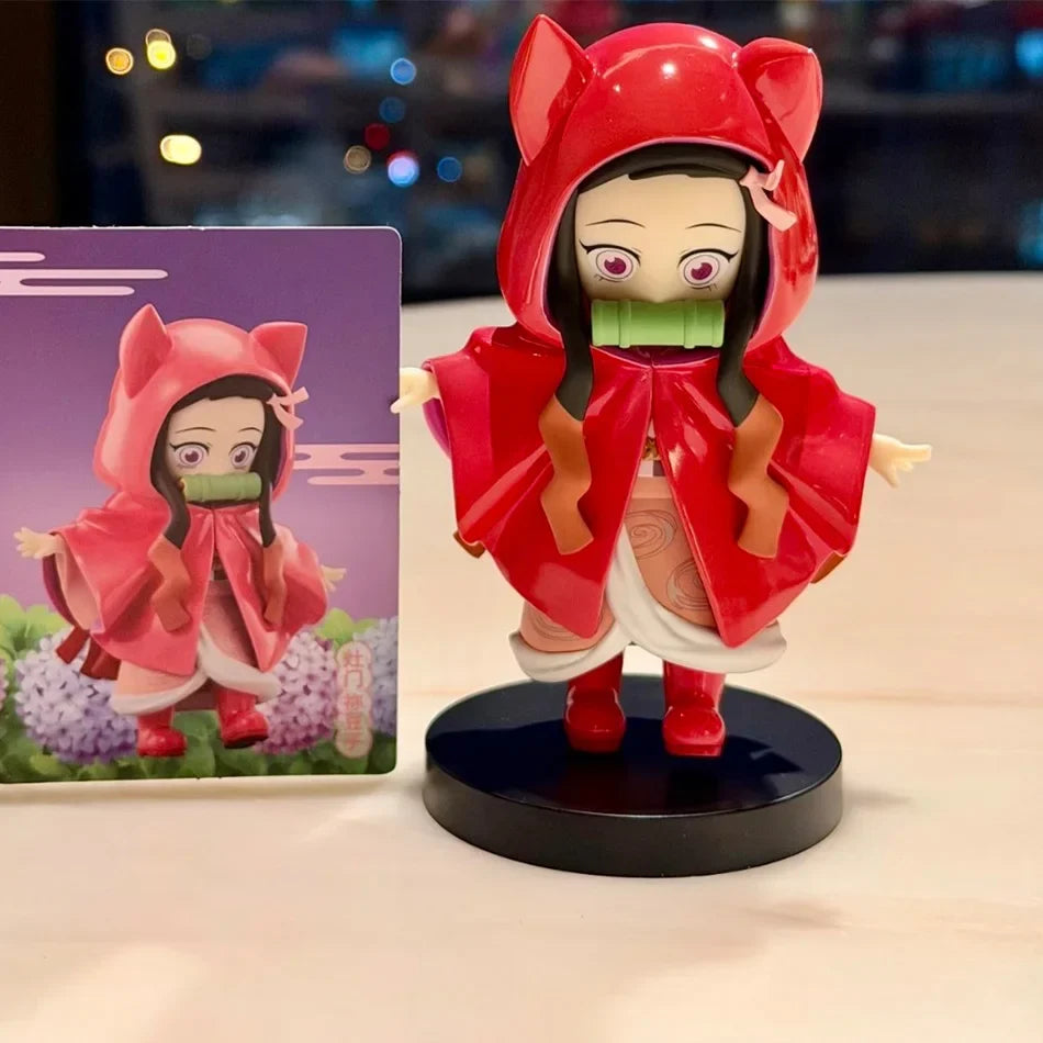 In Stock Original Anime Plum Rain Series AB Blind Box Figure Model Desktop Ornament Trendy Toys Collectible Gift