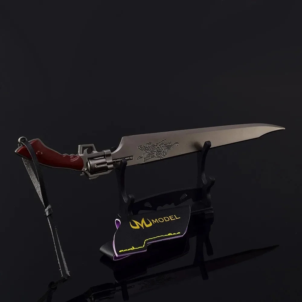 Final F8 Game Peripheral Fantasy Toy Sword Blade Weapon Game Sword Model All Metal Crafts Gift Keychain Ornament Collection
